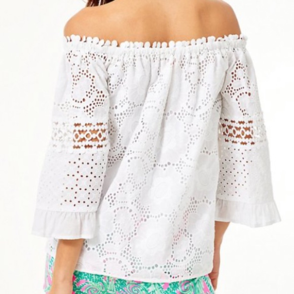 Lilly Pulitzer Laurenne Top - Picture 8 of 8